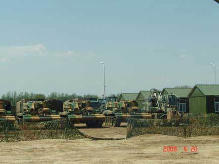 2009国庆60周年阅兵部队方阵装备物资库启用毕思特科技钥匙智能指纹管理柜