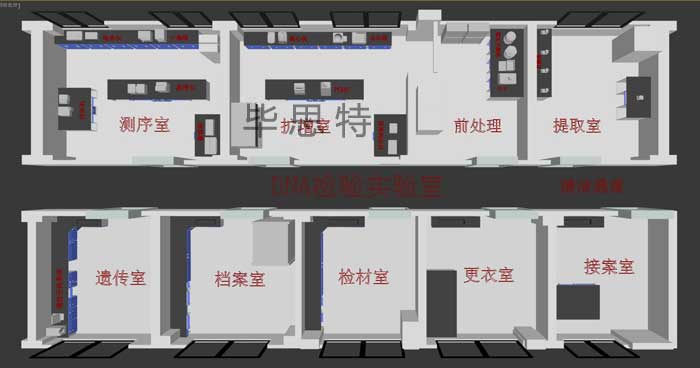 司法鉴定法医DNA实验室-司法鉴定实验室设计