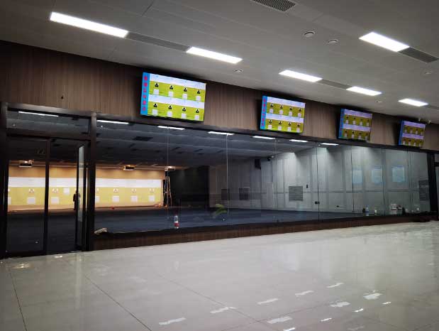 上海某公安局地下实弹影像射击靶场射击方舱建设完成施工正式启用